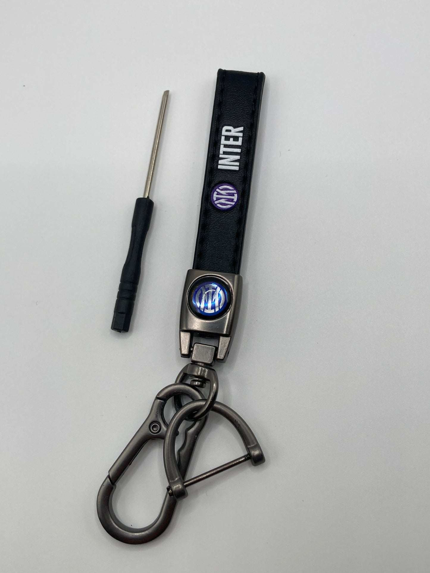 Soccer - UEFA - Inter Milan - Leather Keychain