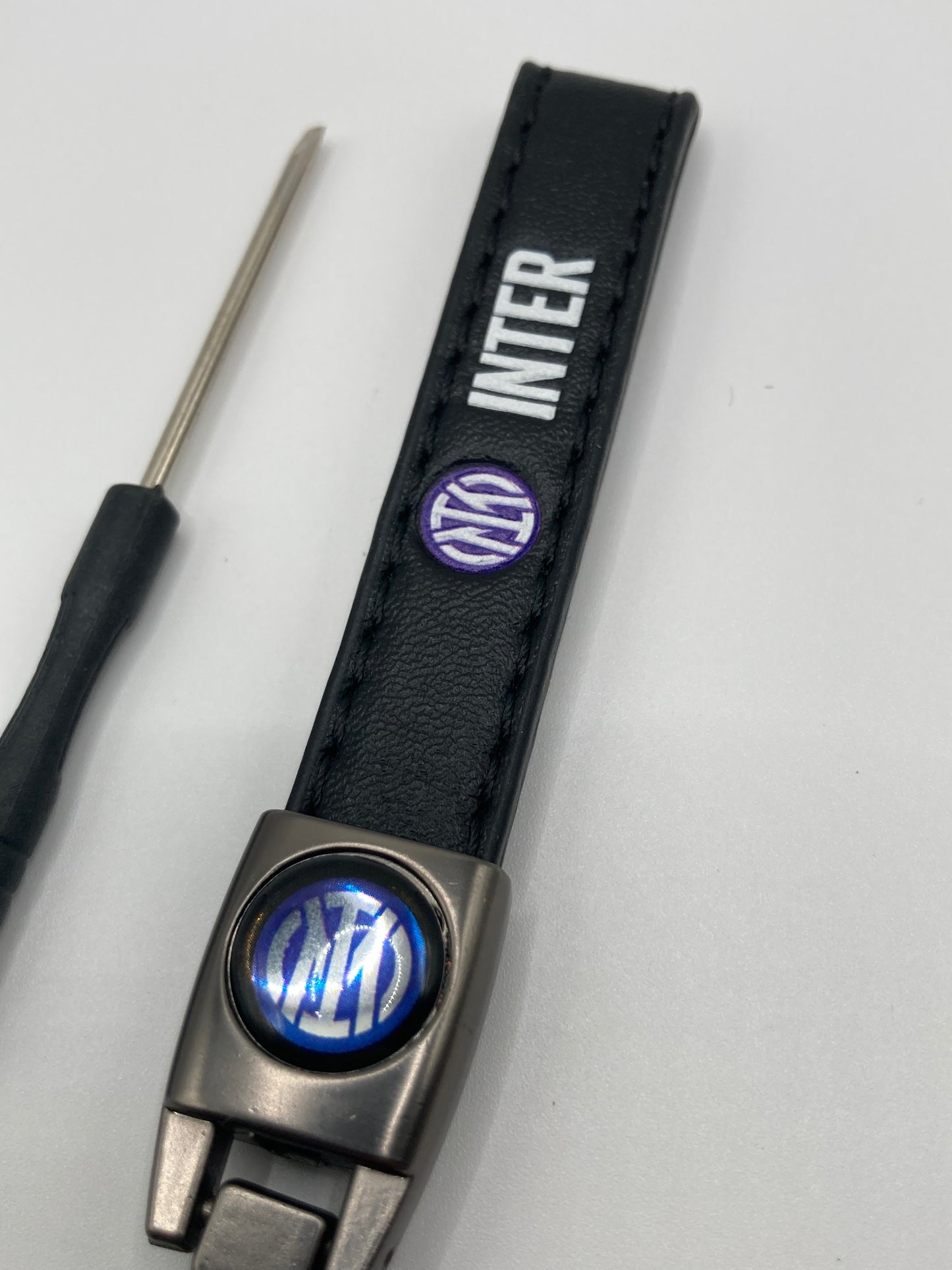 Soccer - UEFA - Inter Milan - Leather Keychain