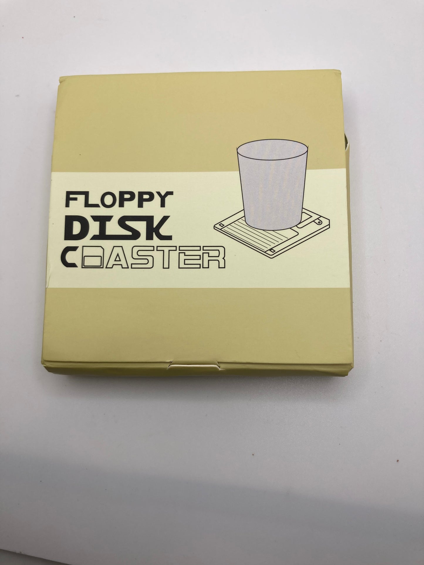 Floppy Silicone Disk Coasters - Retro Writing Coasters - Set of 6 Pieces