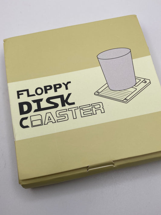 Floppy Silicone Disk Coasters - Retro Writing Coasters - Set of 6 Pieces