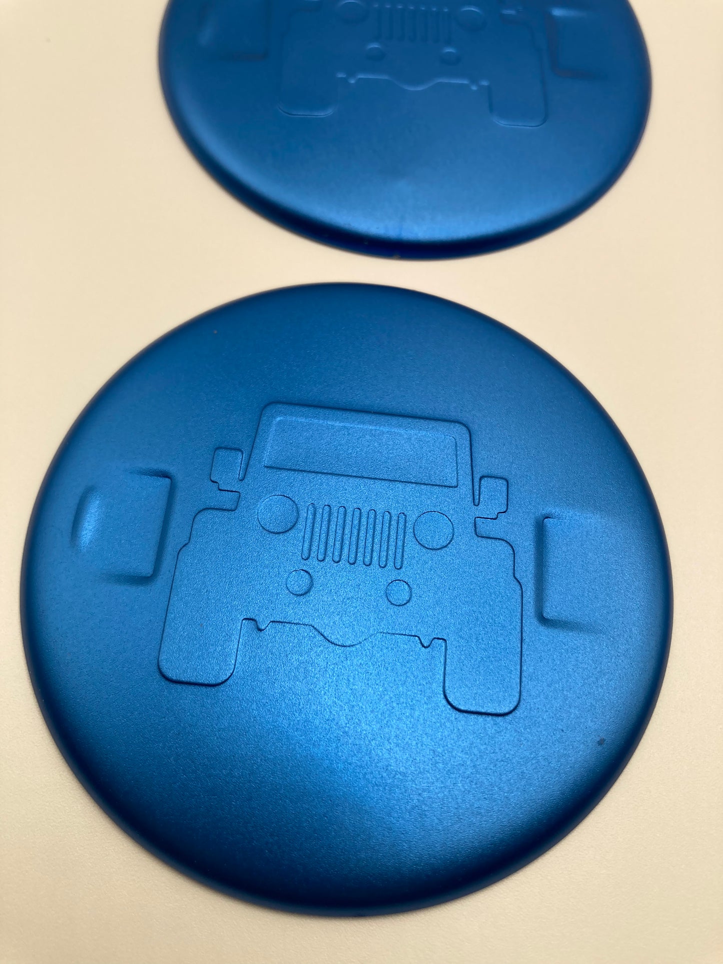 Jeep - 68mm - Aluminum Cover - 4pcs set