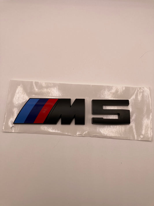 BMW - M5 - Matte Black - Trunk Emblem