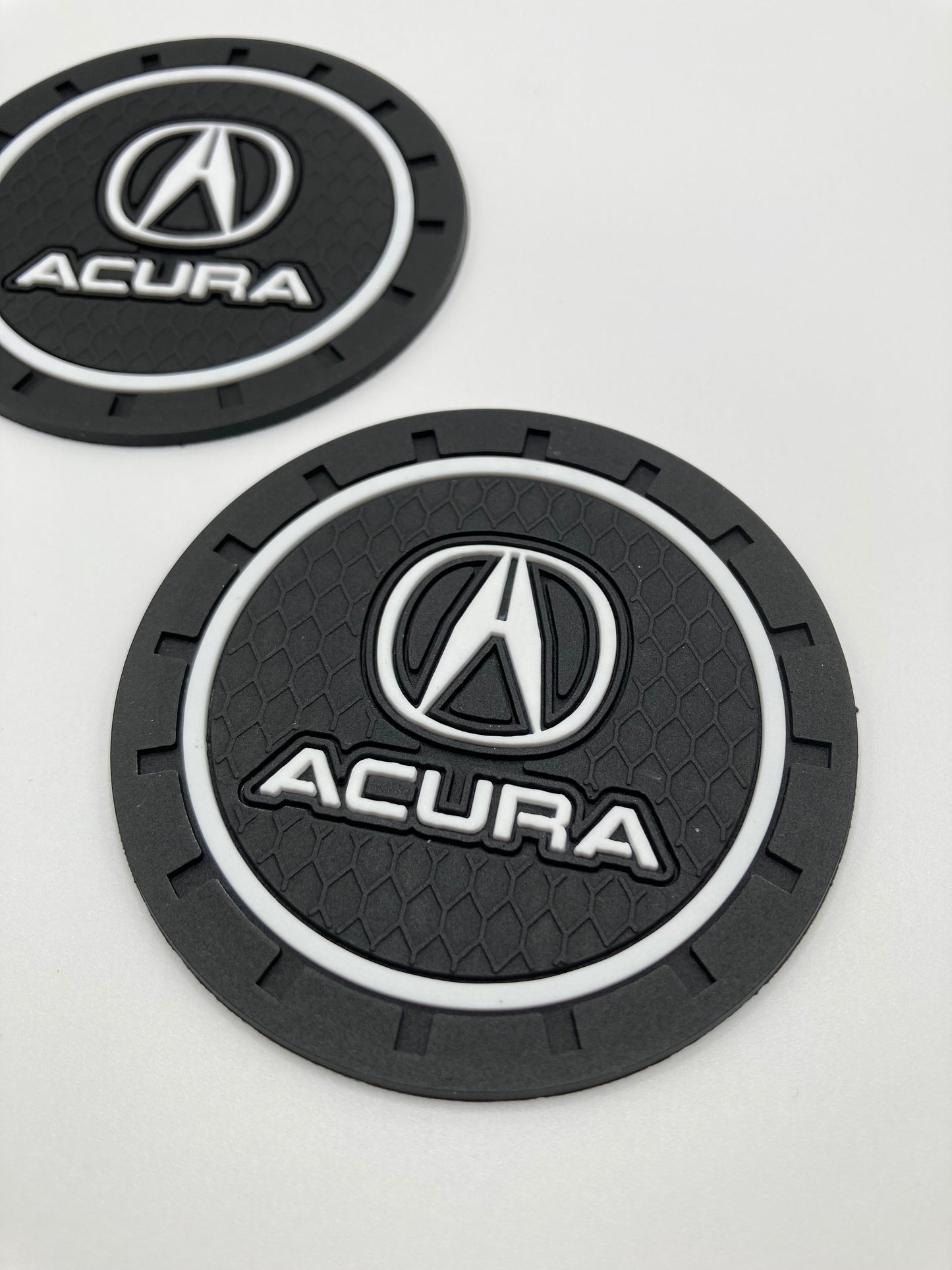 Acura - Ultra Thin Cup Holder Coasters - 2pcs set