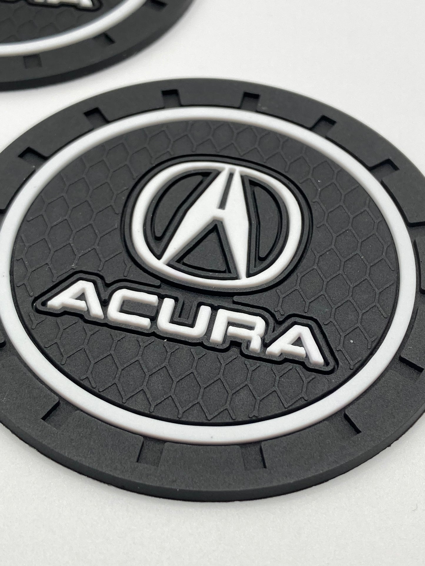Acura - Ultra Thin Cup Holder Coasters - 2pcs set