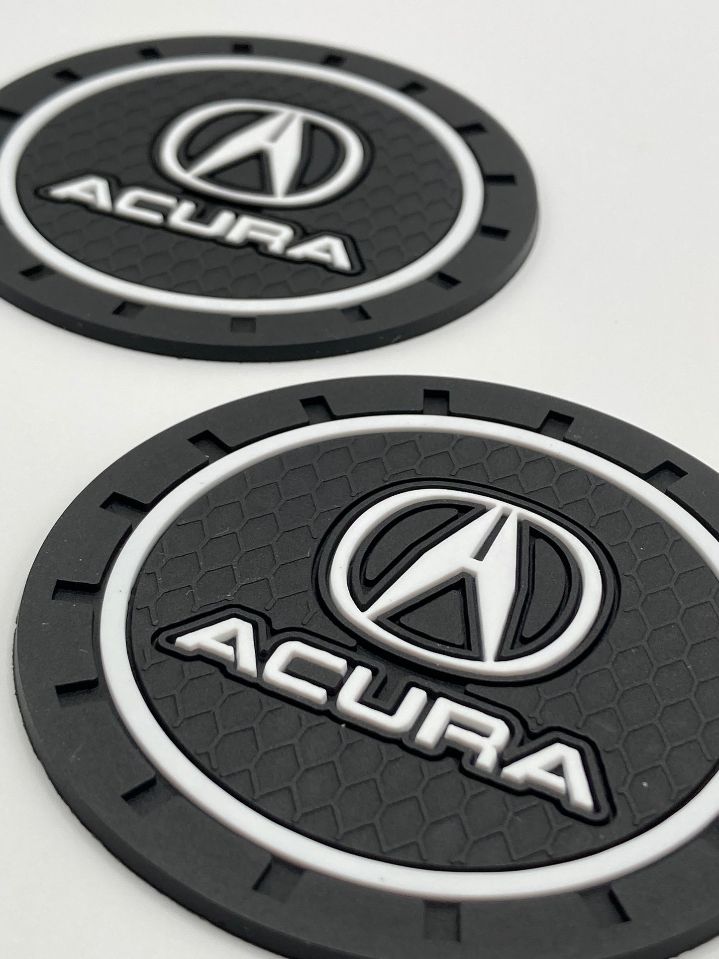 Acura - Ultra Thin Cup Holder Coasters - 2pcs set