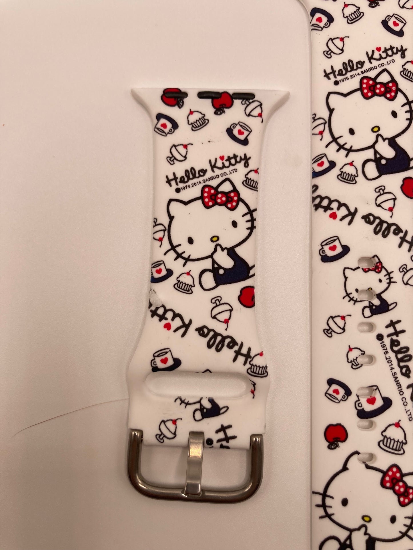 Hello Kitty themed watchband for Apple Watch