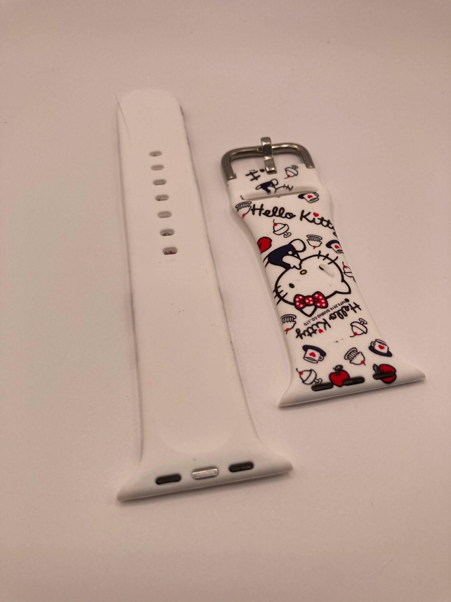 Hello Kitty themed watchband for Apple Watch