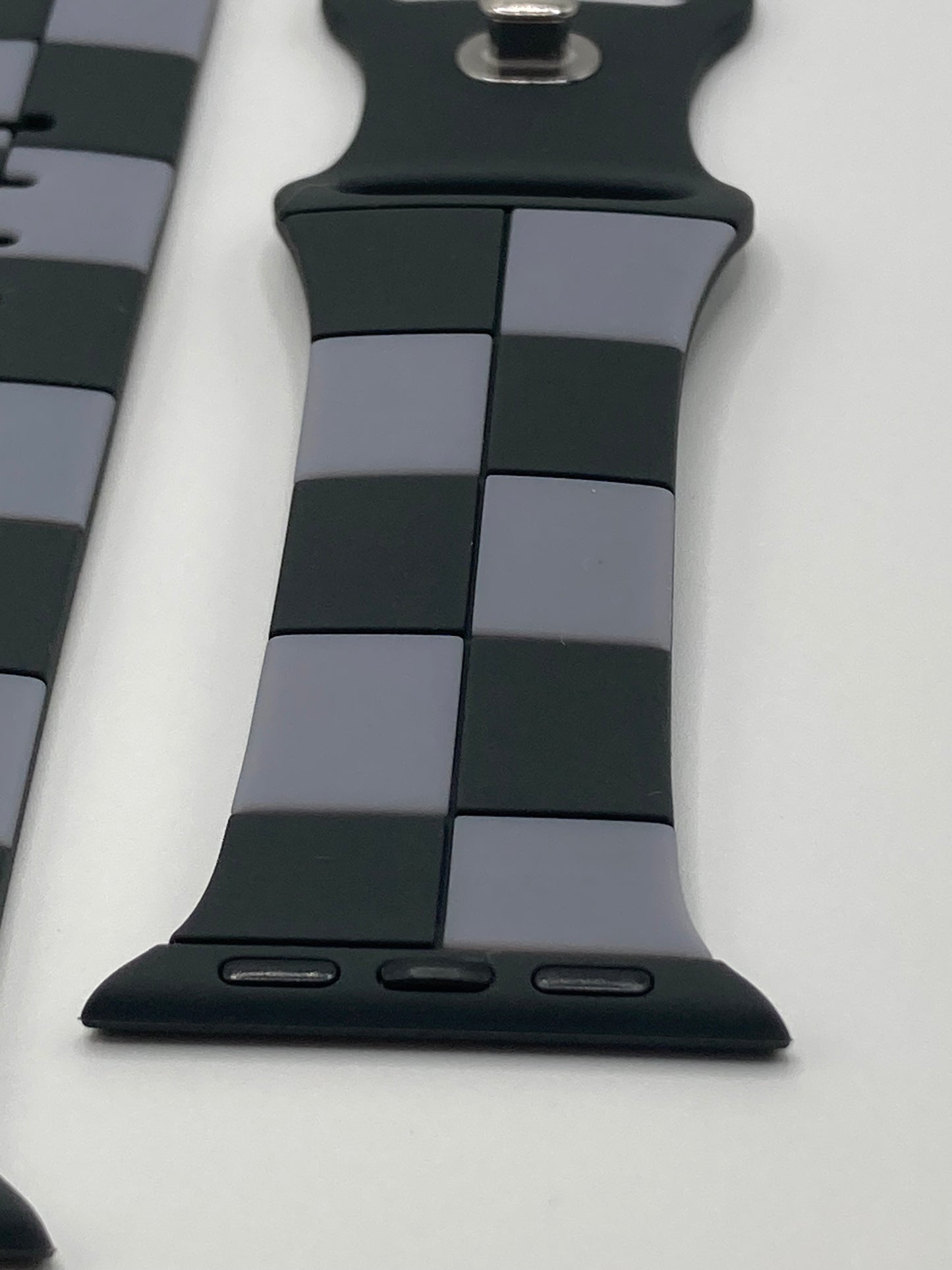 Checkered silicone watchband for Apple Watch - 38/40/41
