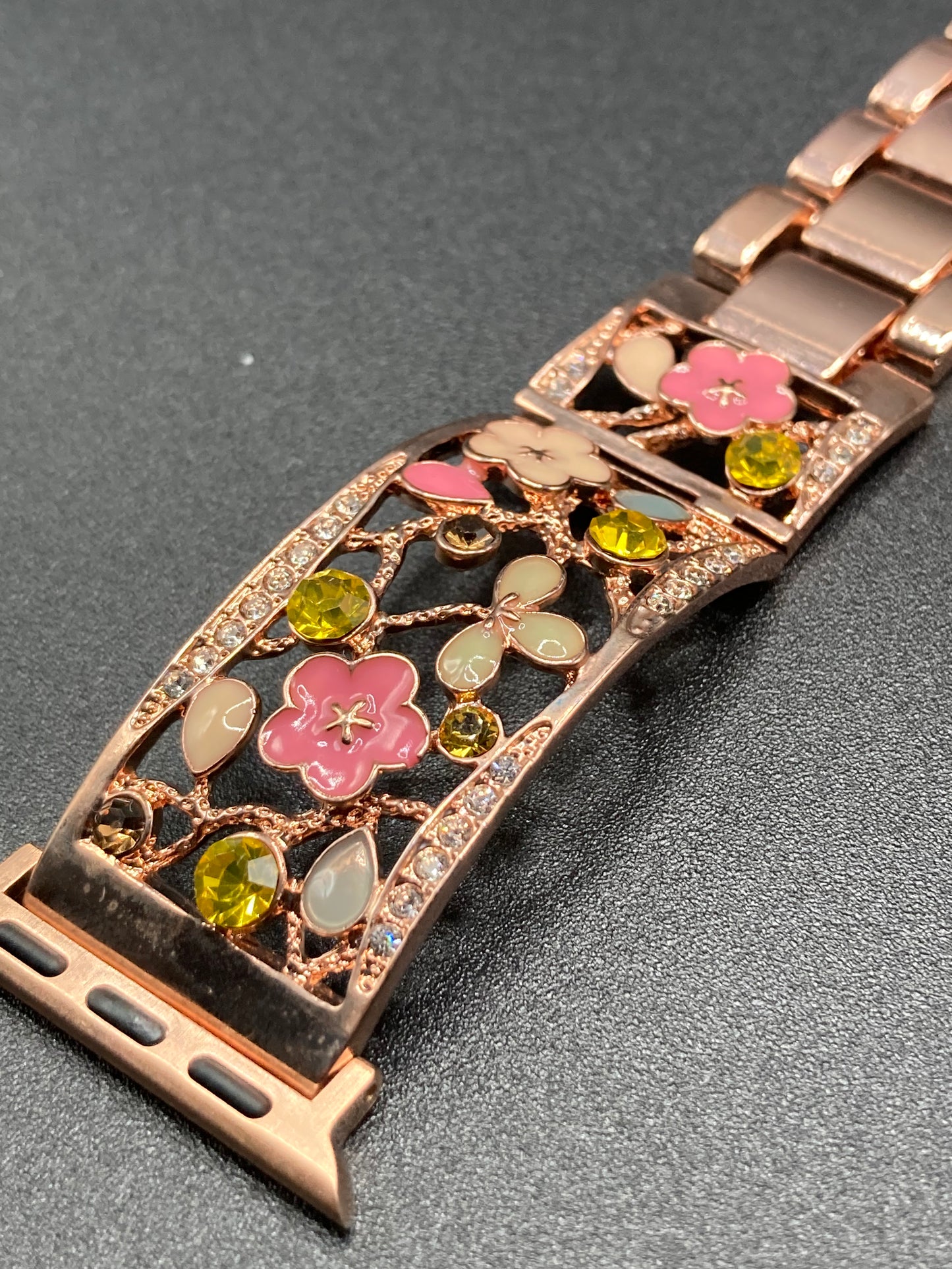 Luxury Rose Gold Design Watchband for Apple Watches - 38/40/41mm