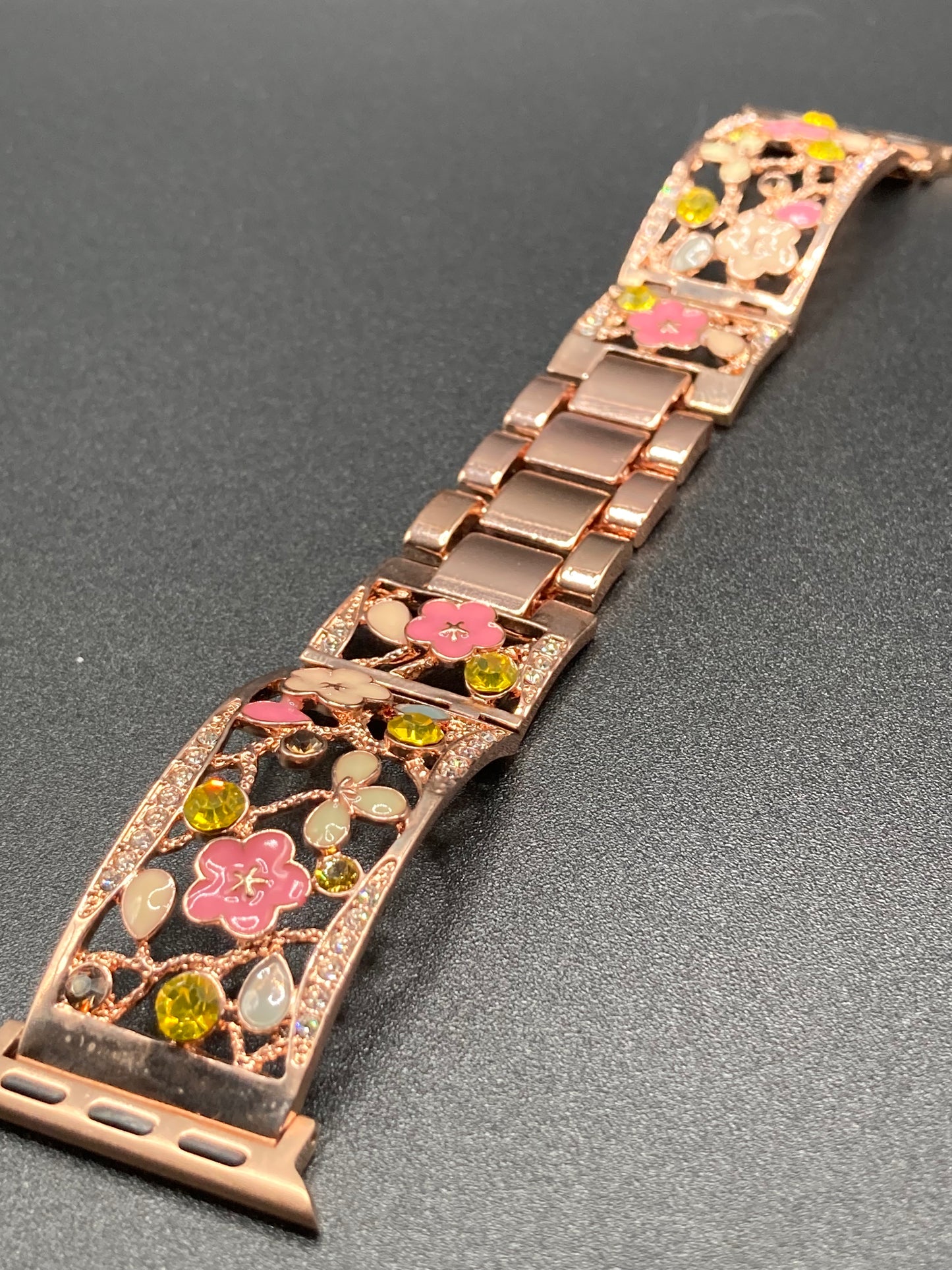 Luxury Rose Gold Design Watchband for Apple Watches - 38/40/41mm