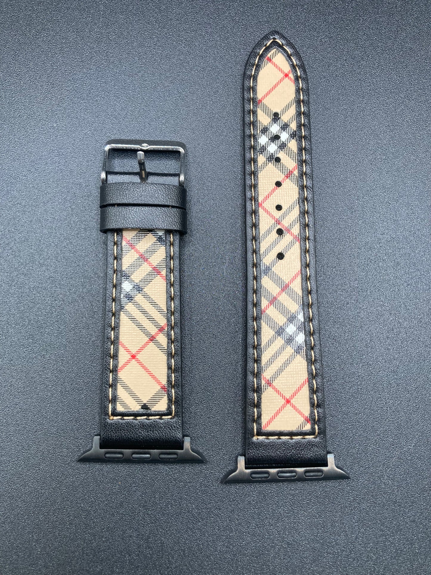 Luxury Leather Designer Watch Band for Apple Watches - 42/44/45/49mm