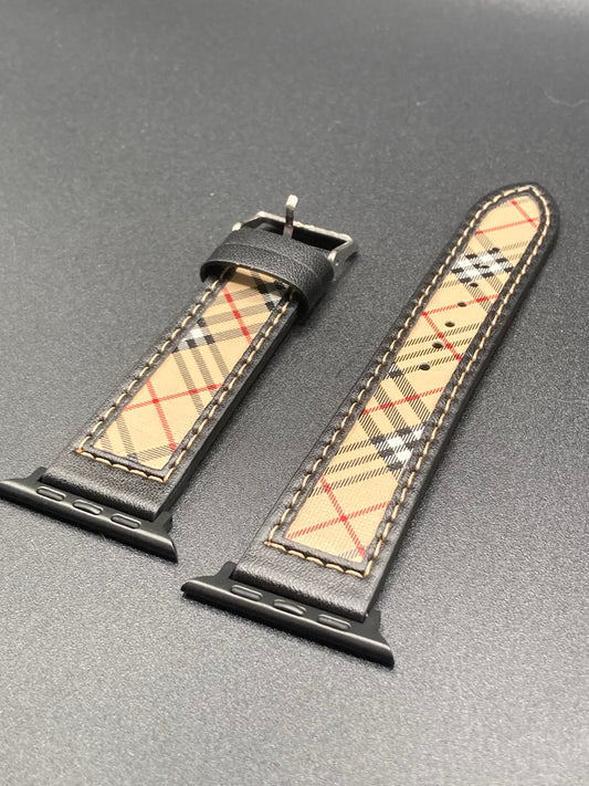 Luxury Leather Designer Watch Band for Apple Watches - 42/44/45/49mm