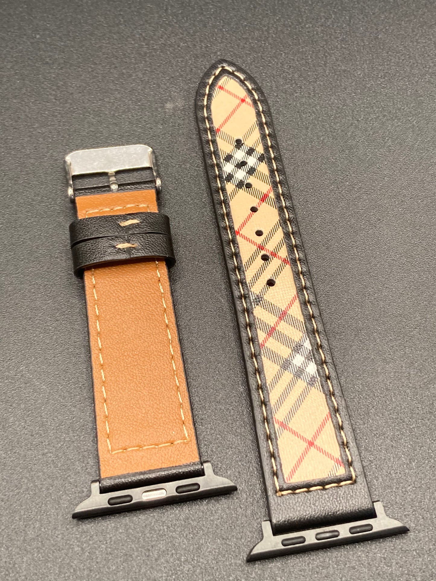 Luxury Leather Designer Watch Band for Apple Watches - 42/44/45/49mm