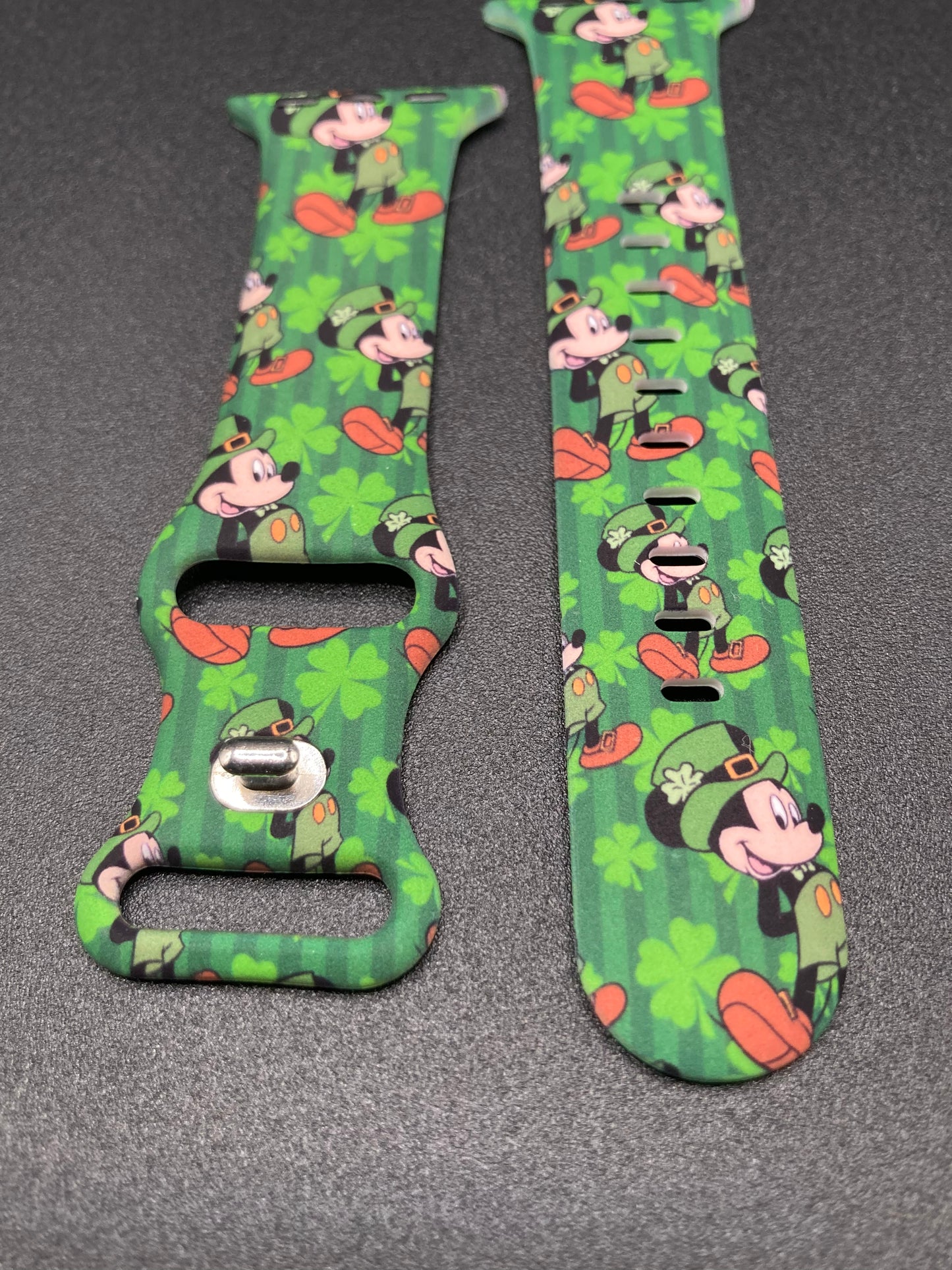 Mickey Mouse - St.Paddy’s Day themed Watchband for Apple Watches - 38/40/41mm