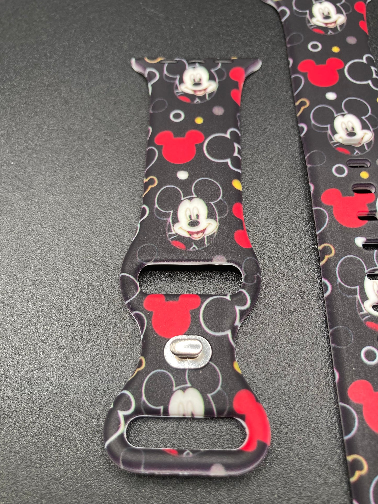 Mickey Mouse themed Watchband for Apple Watches - Black - 42/44/45mm