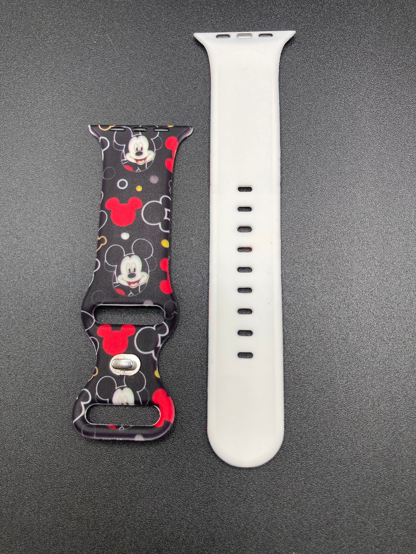 Mickey Mouse themed Watchband for Apple Watches - Black - 42/44/45mm