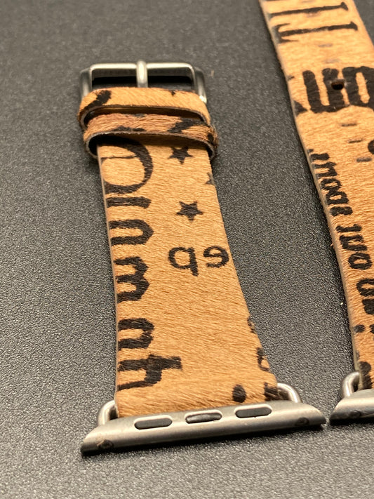 Leather Designer Watch Band for Apple Watch - 42/44/45mm