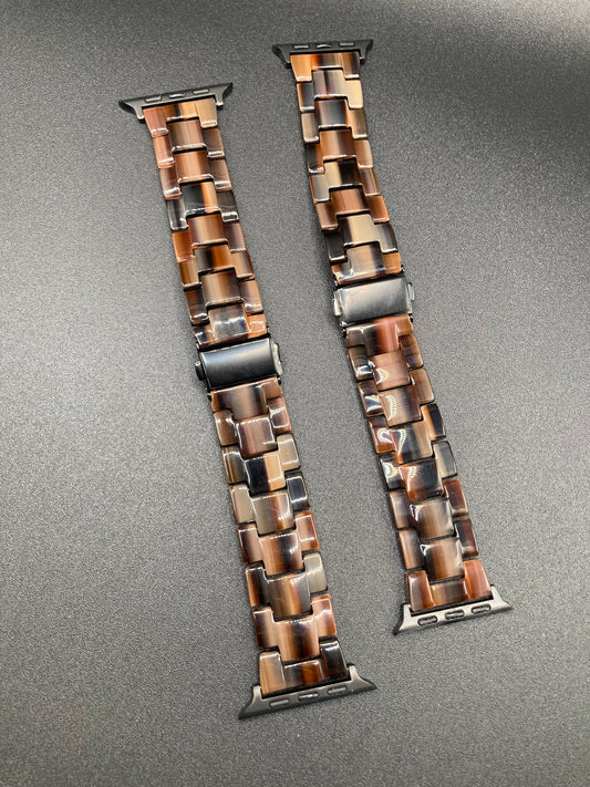 Chocolate Resin Watch Band for Apple Watch - 38/40/41mm or 42/44/45mm