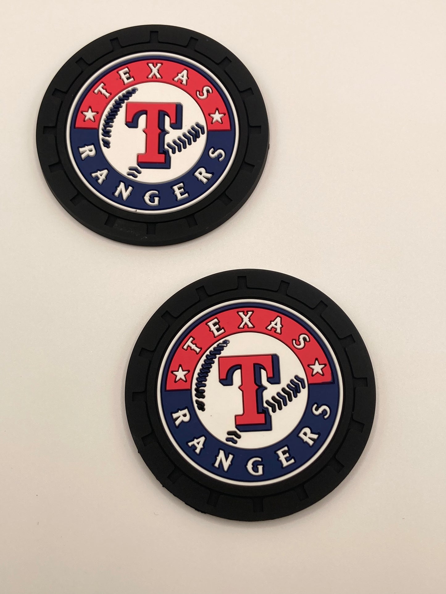 MLB - Texas Rangers car cup holder coasters - 2pcs