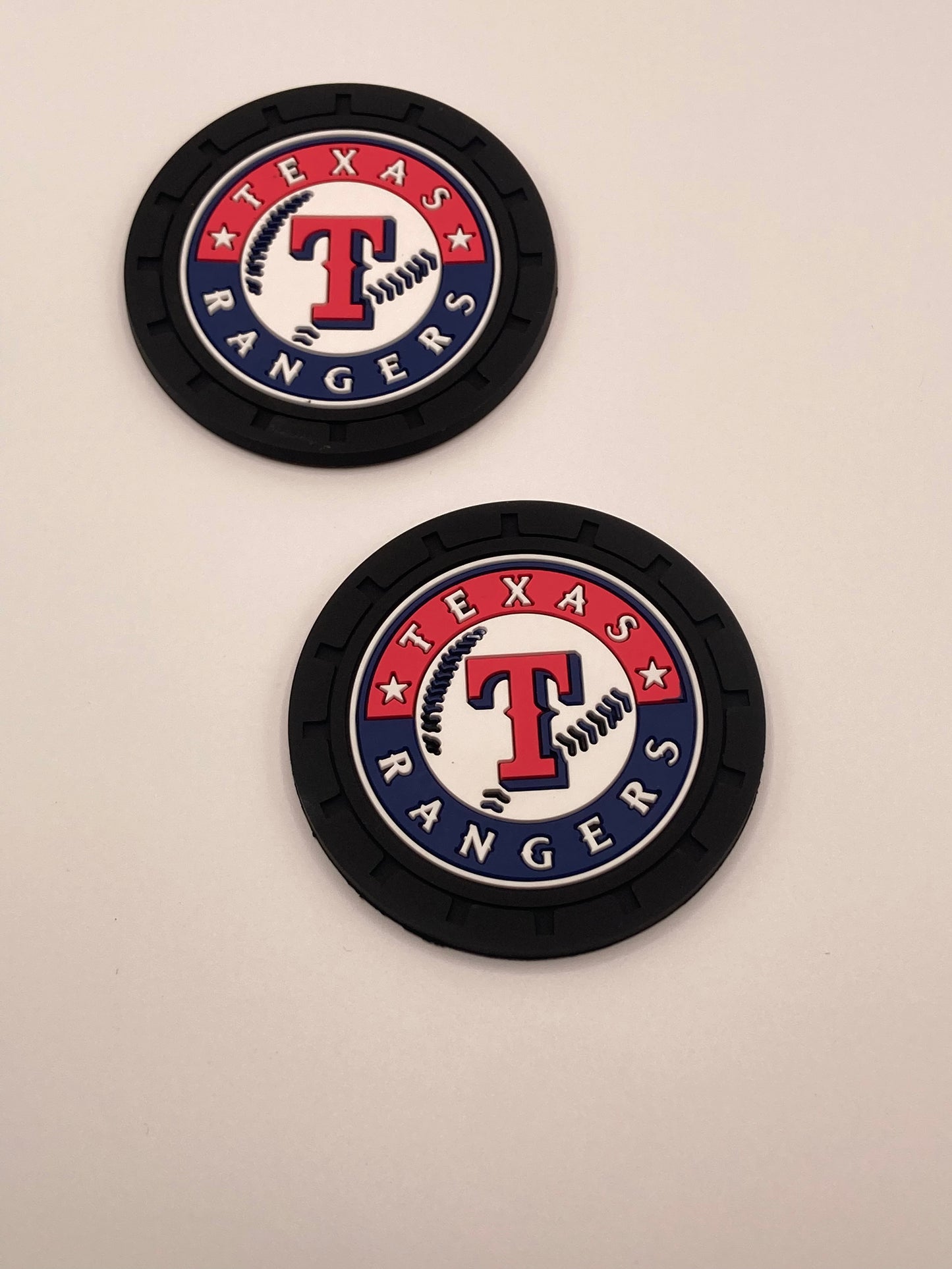 MLB - Texas Rangers car cup holder coasters - 2pcs