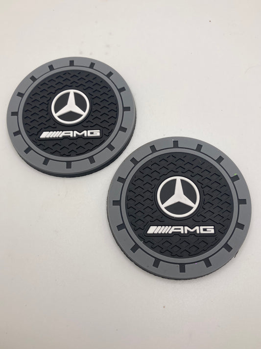 AMG cup holder coaster set - 2pcs - Mercedes