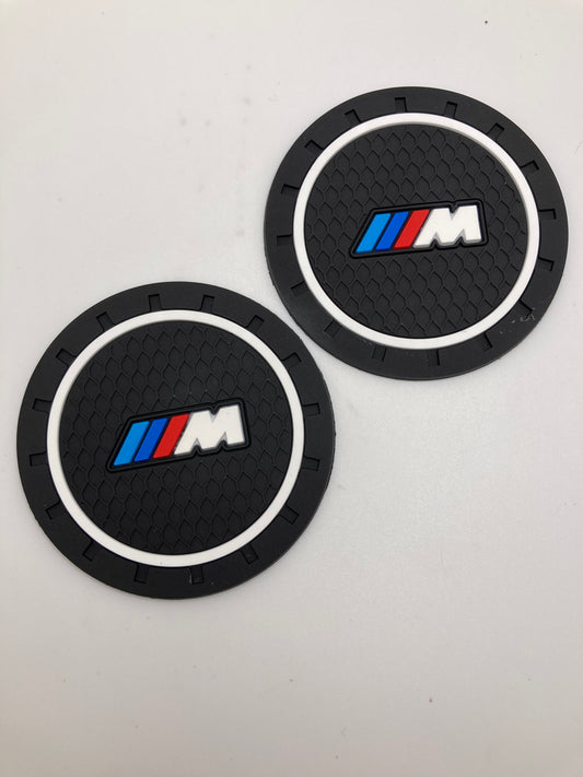 BMW M-sport series - thin cup holder coaster set - 2pcs