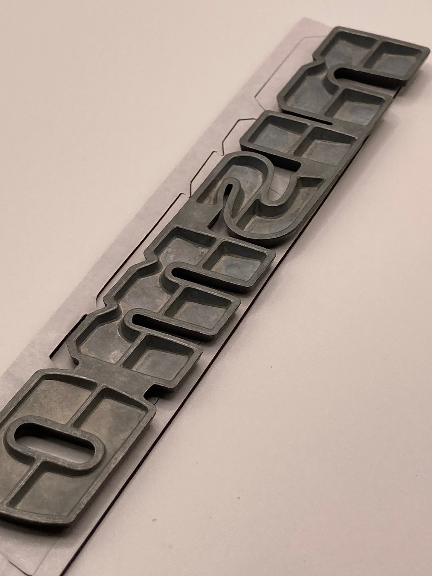 Nissan - Nismo metal badge trunk/fender emblem