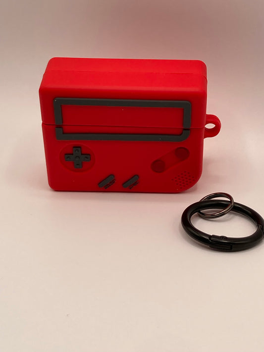3d Case Cover for AirPods Pro Version - Red - Gameboy Design