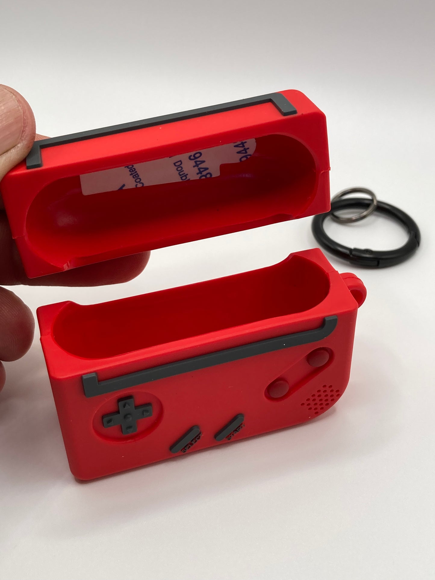 3d Case Cover for AirPods Pro Version - Red - Gameboy Design