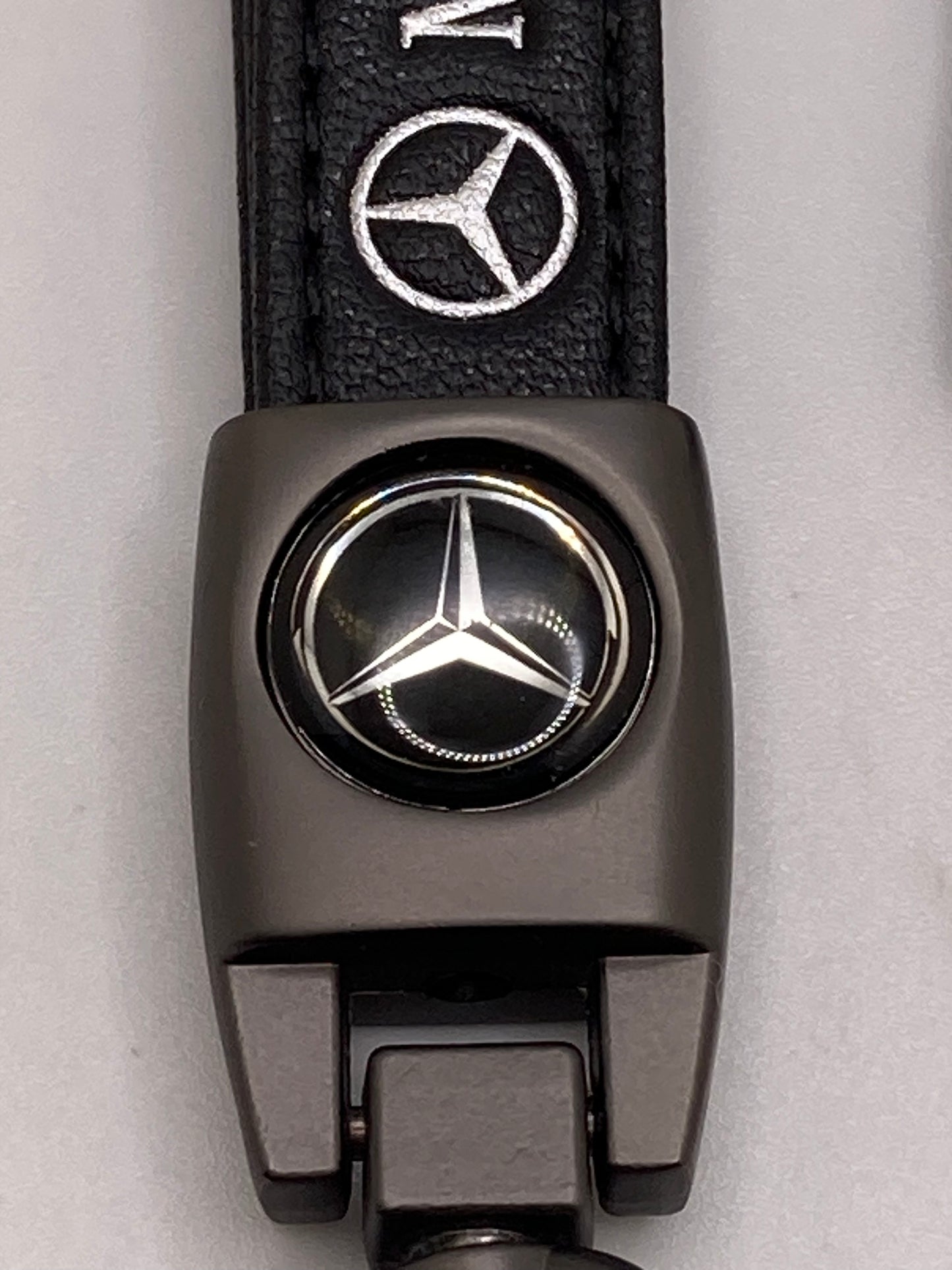 Mercedes leather keychains and key fob cases