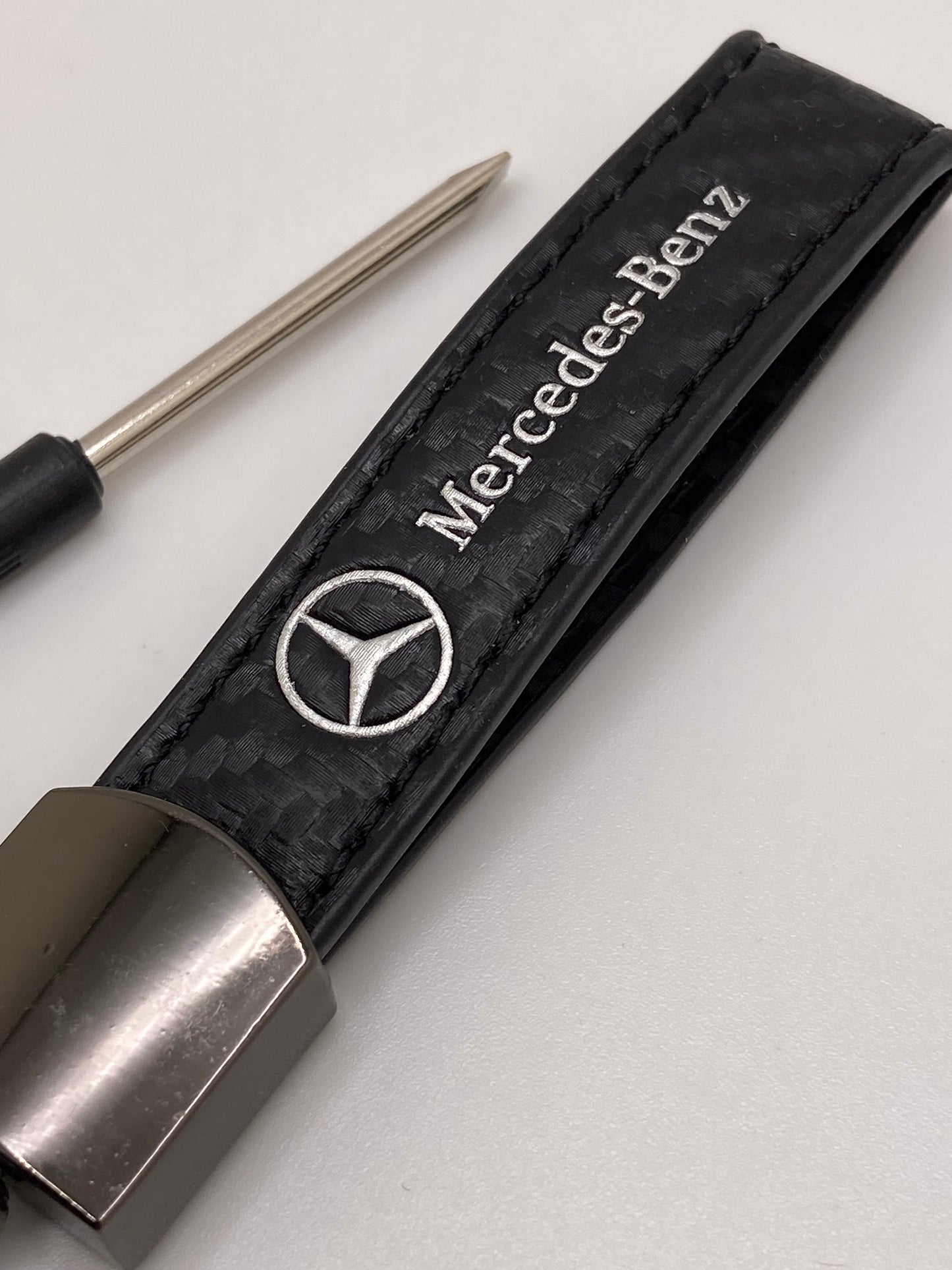 Mercedes leather keychains and key fob cases