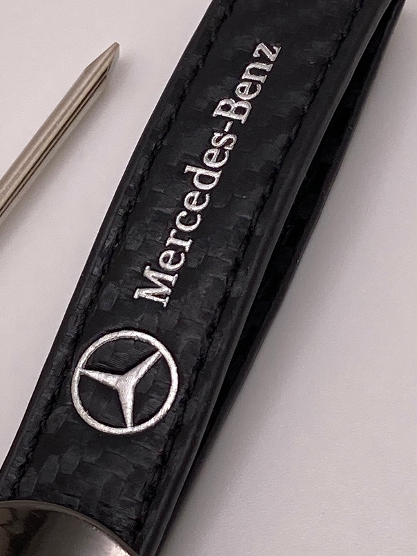 Mercedes leather keychains and key fob cases