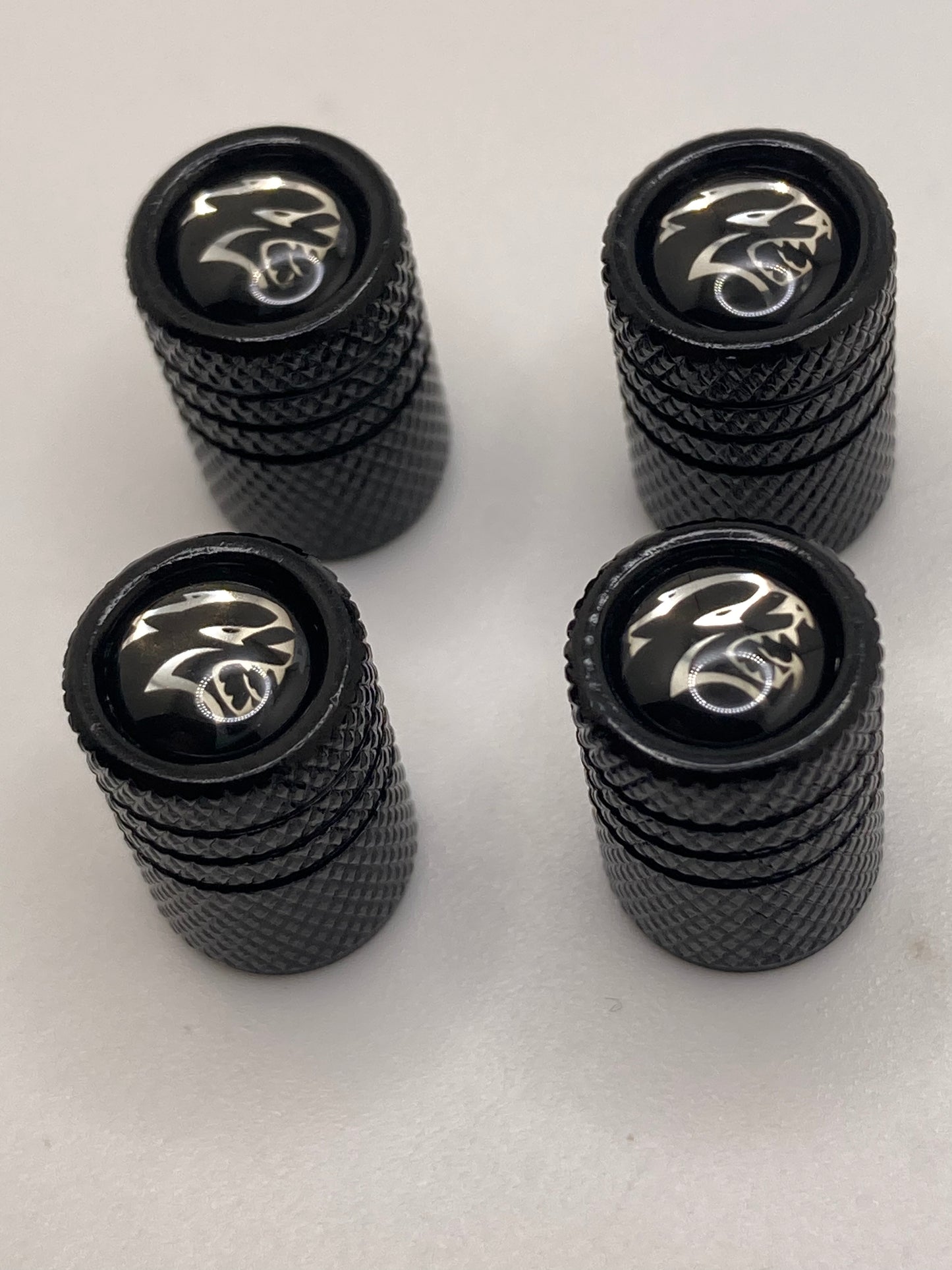 Dodge - HellCat - Valve Stem Caps - 4pcs Set - Black