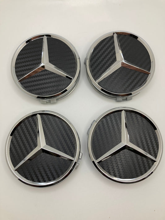 76mm - wheel center cap set for Mercedes Benz - 4pcs