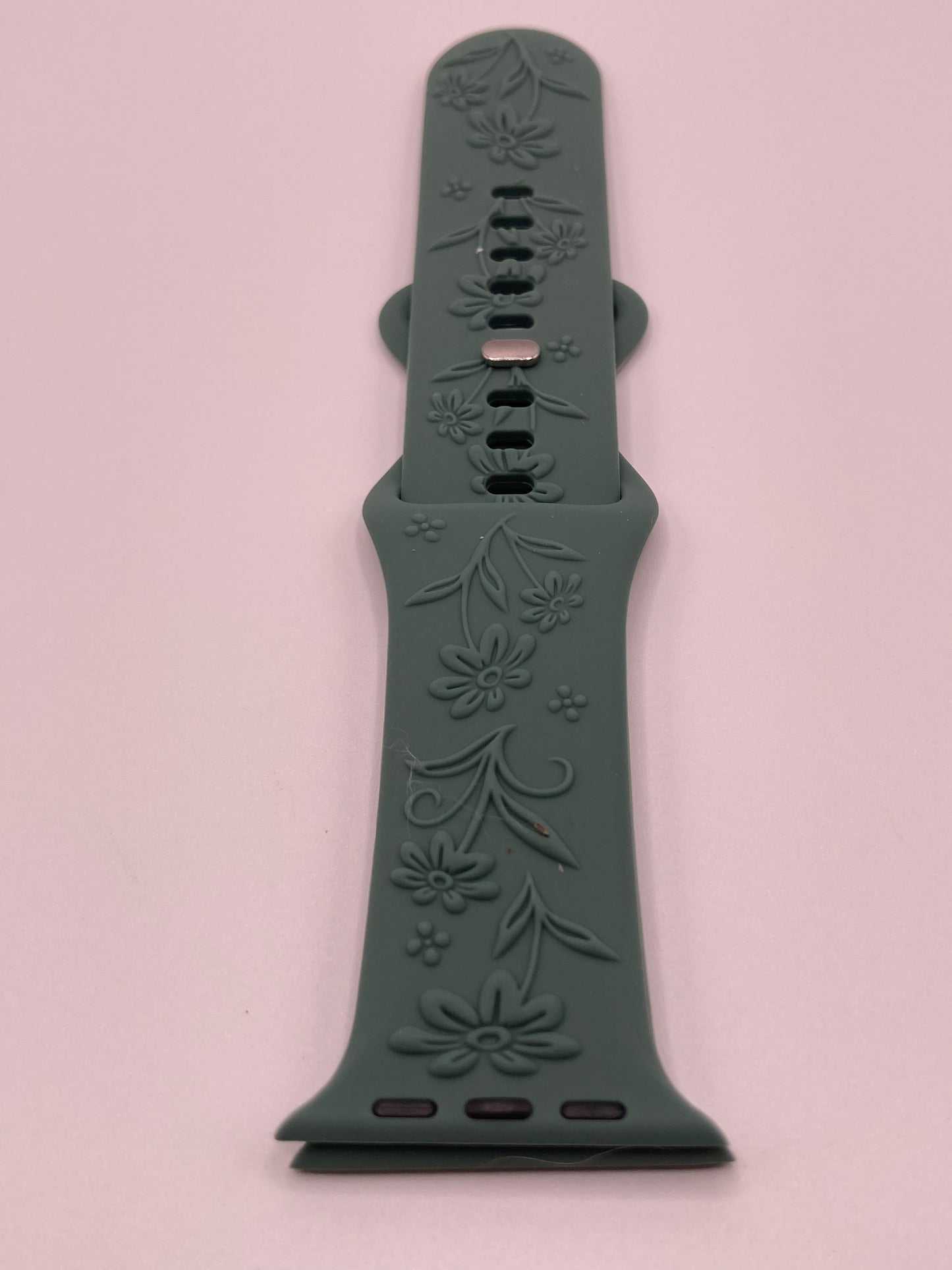 Apple Watch band - Embossed Floral Design - 38/40/41 - fits SE-9-8-7-6-5-4-3-2-1