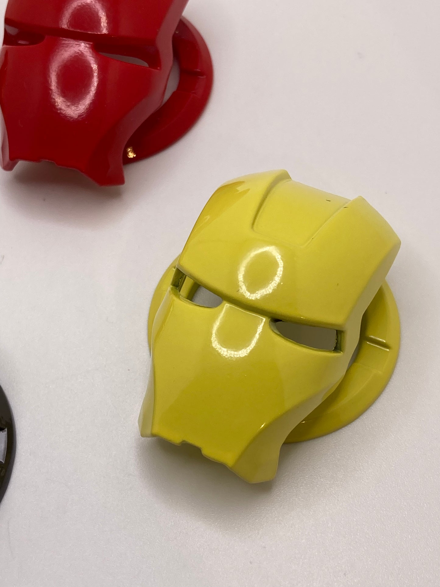 Iron man mask push start button cover