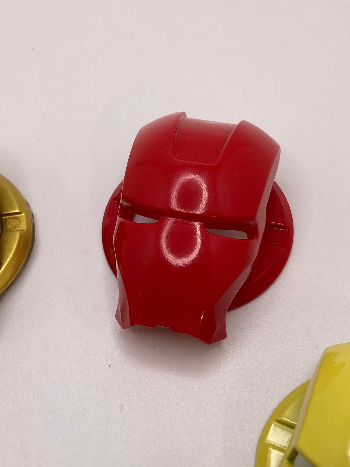 Iron man mask push start button cover