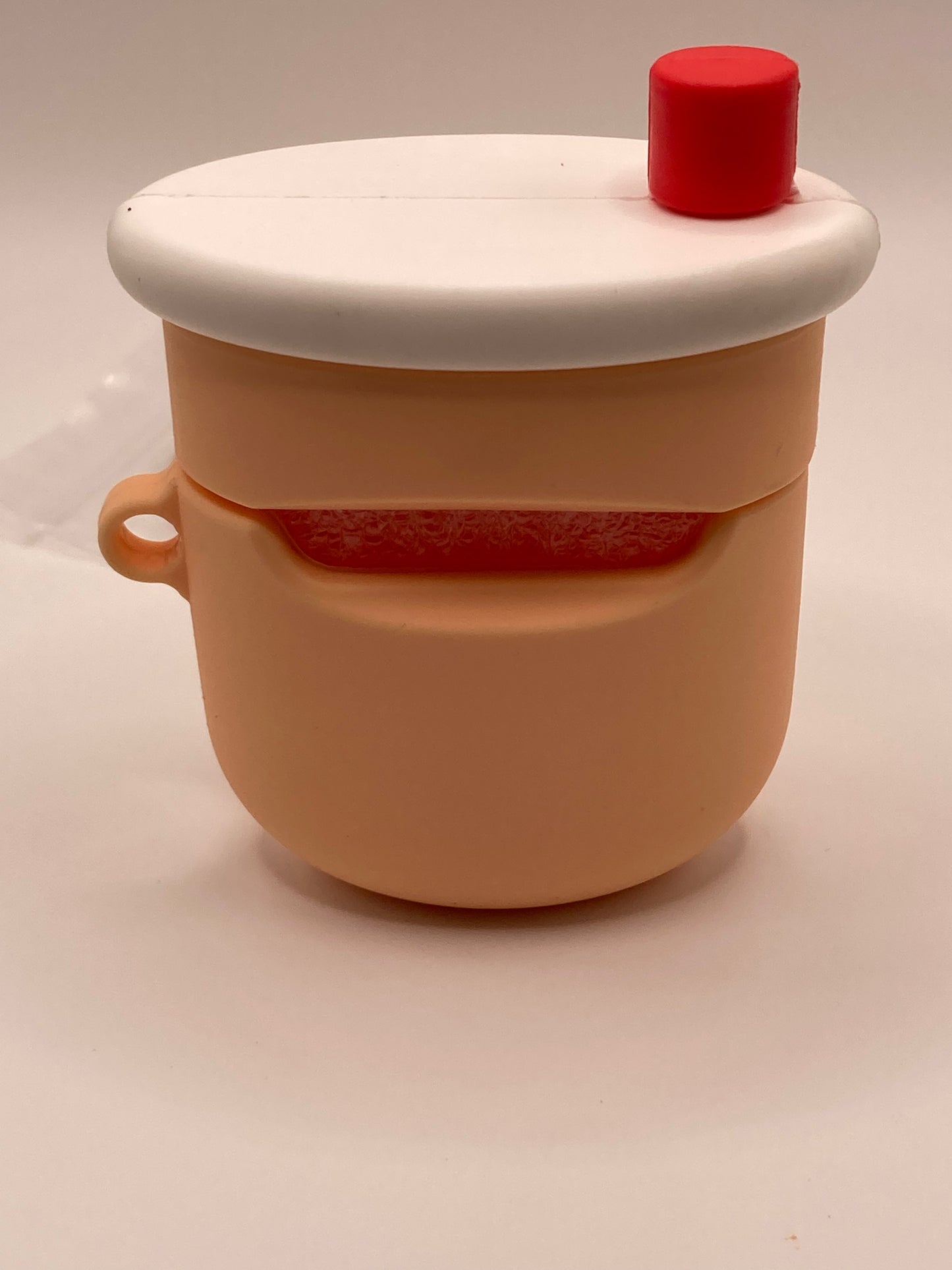3D cartoon design of a boba milk tea cup for AirPods - Gen 1,2