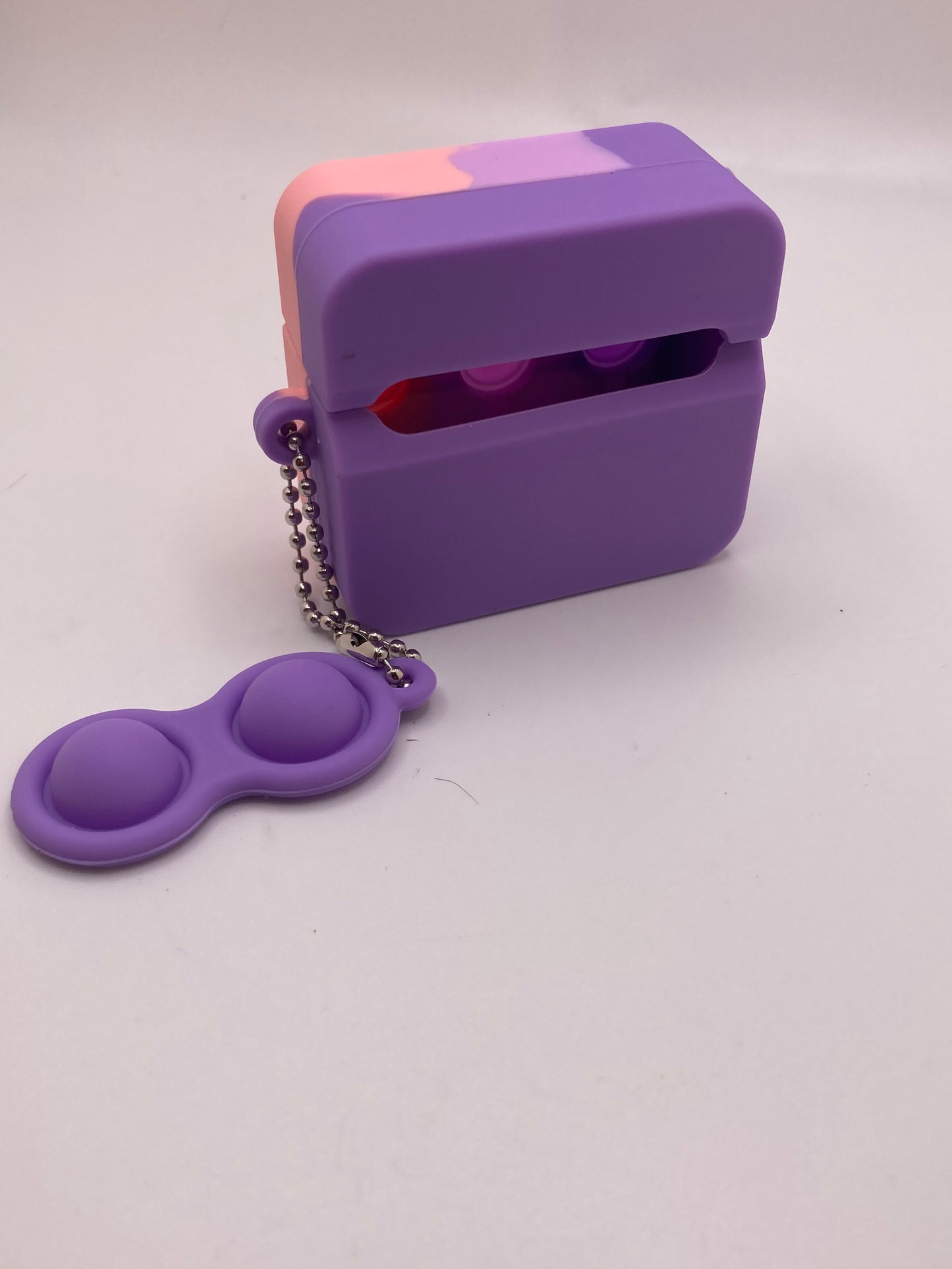 Silicone AirPod case cover with Push Pop Bubble for AirPods - gen 1/2