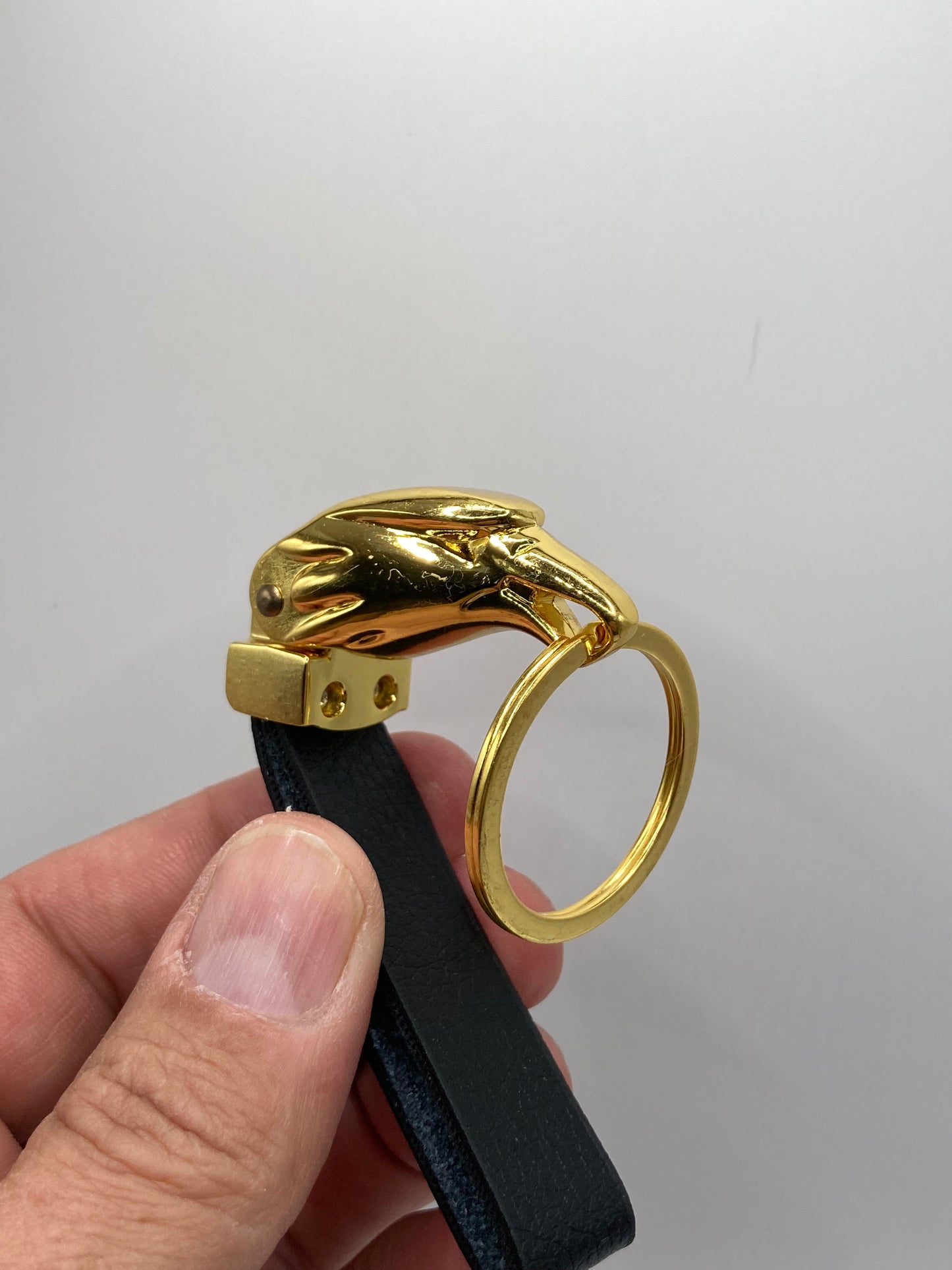 Golden Eagle Leather Keychain 2 pack