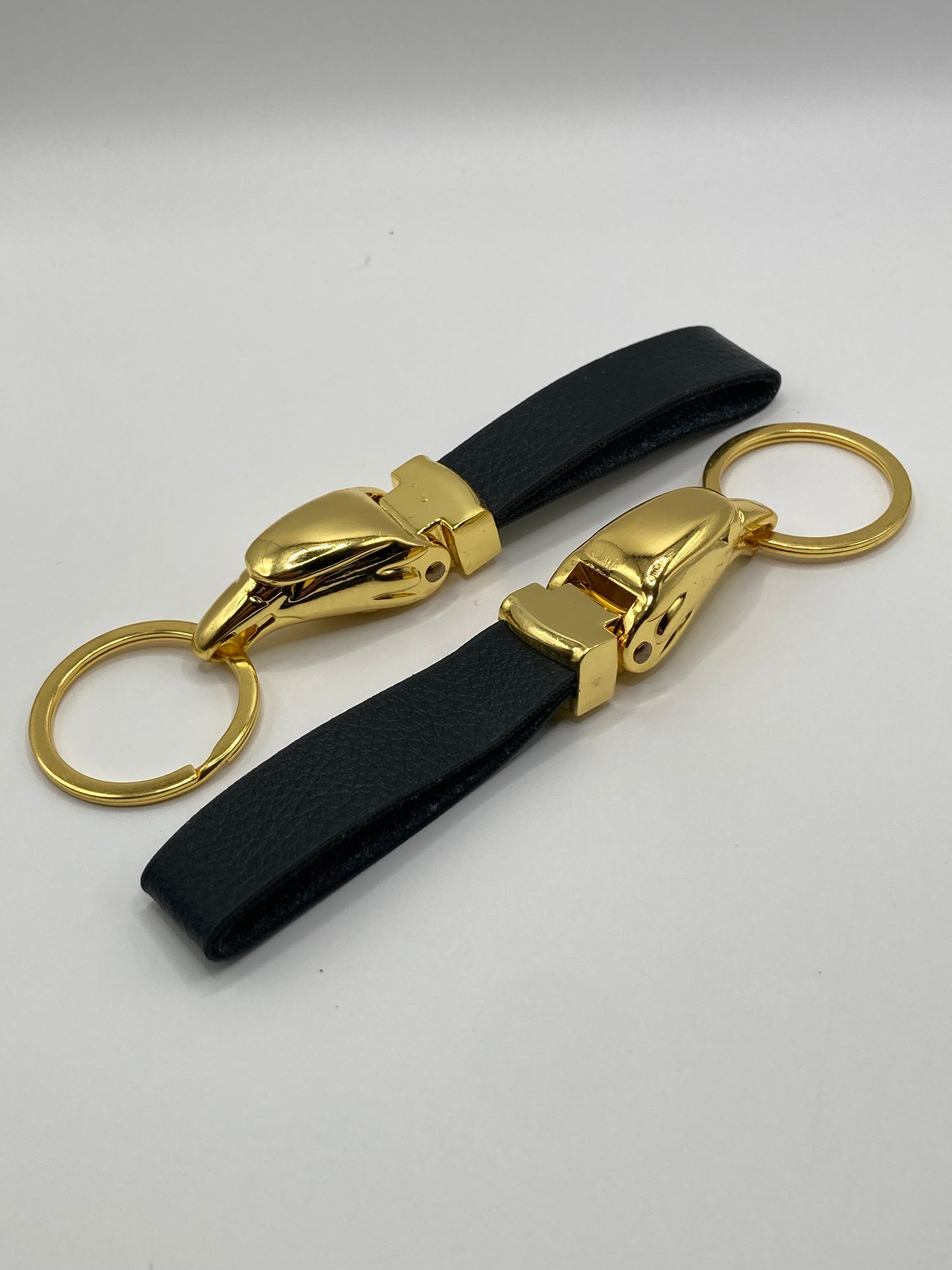 Golden Eagle Leather Keychain 2 pack