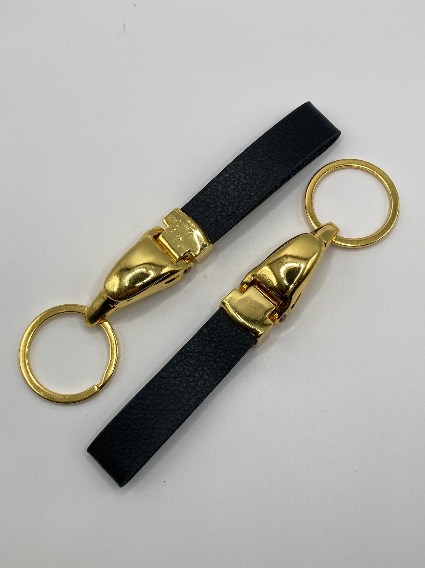 Golden Eagle Leather Keychain 2 pack