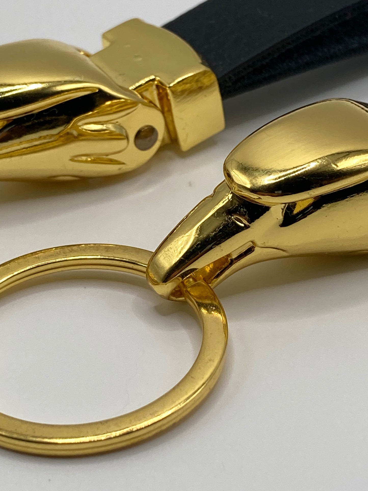 Golden Eagle Leather Keychain 2 pack