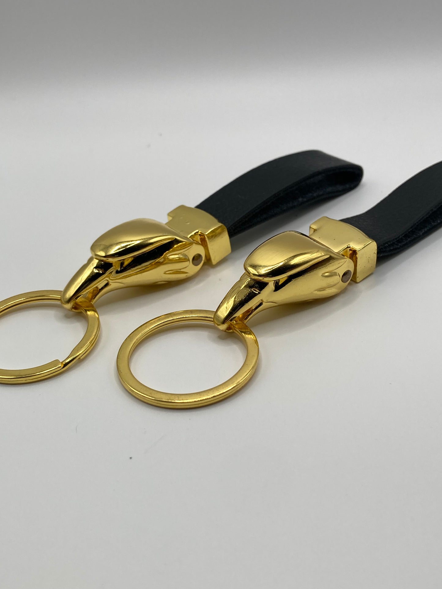 Golden Eagle Leather Keychain 2 pack