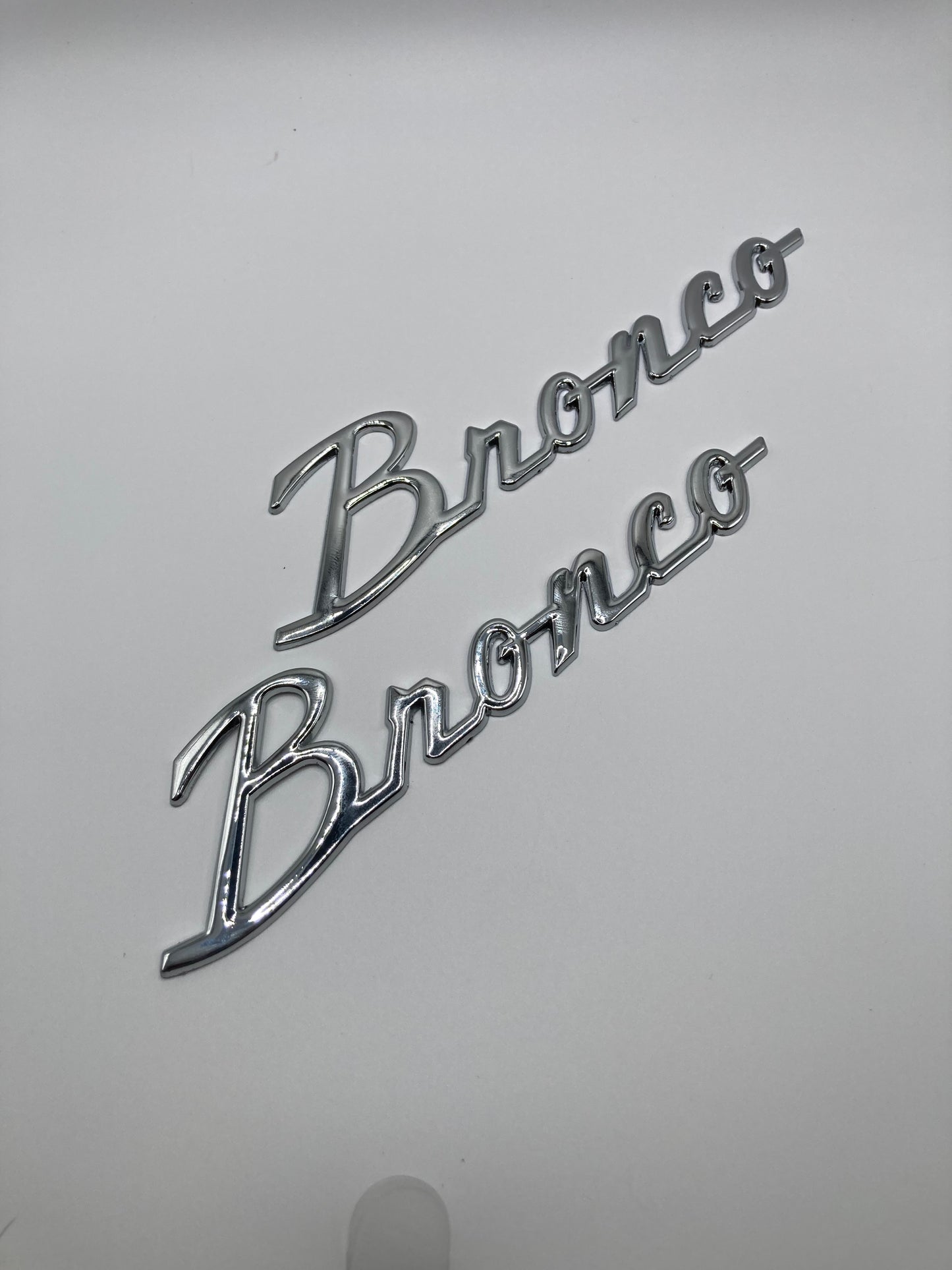 Bronco 2021-2025 "BRONCO" Silver Script Emblem Kit
