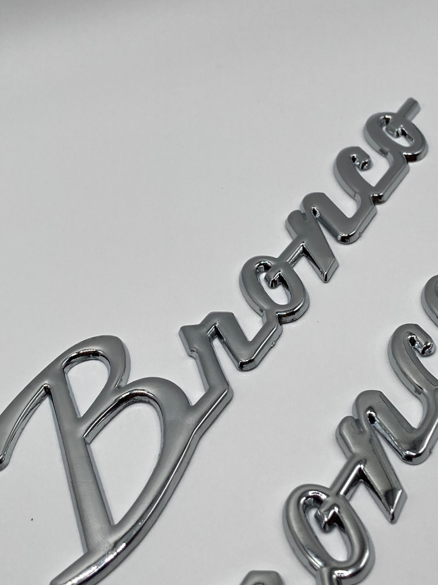 Bronco 2021-2025 "BRONCO" Silver Script Emblem Kit