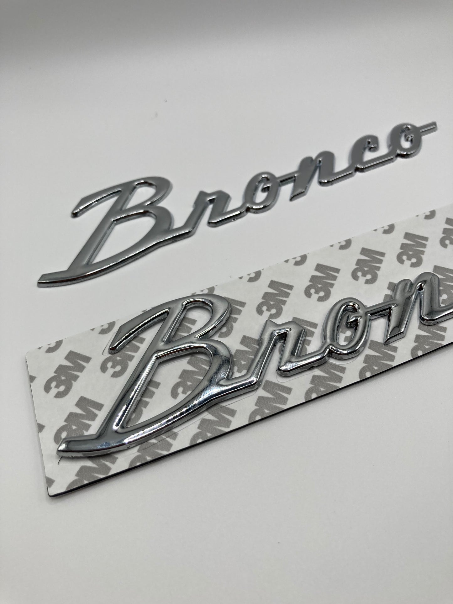 Bronco 2021-2025 "BRONCO" Silver Script Emblem Kit