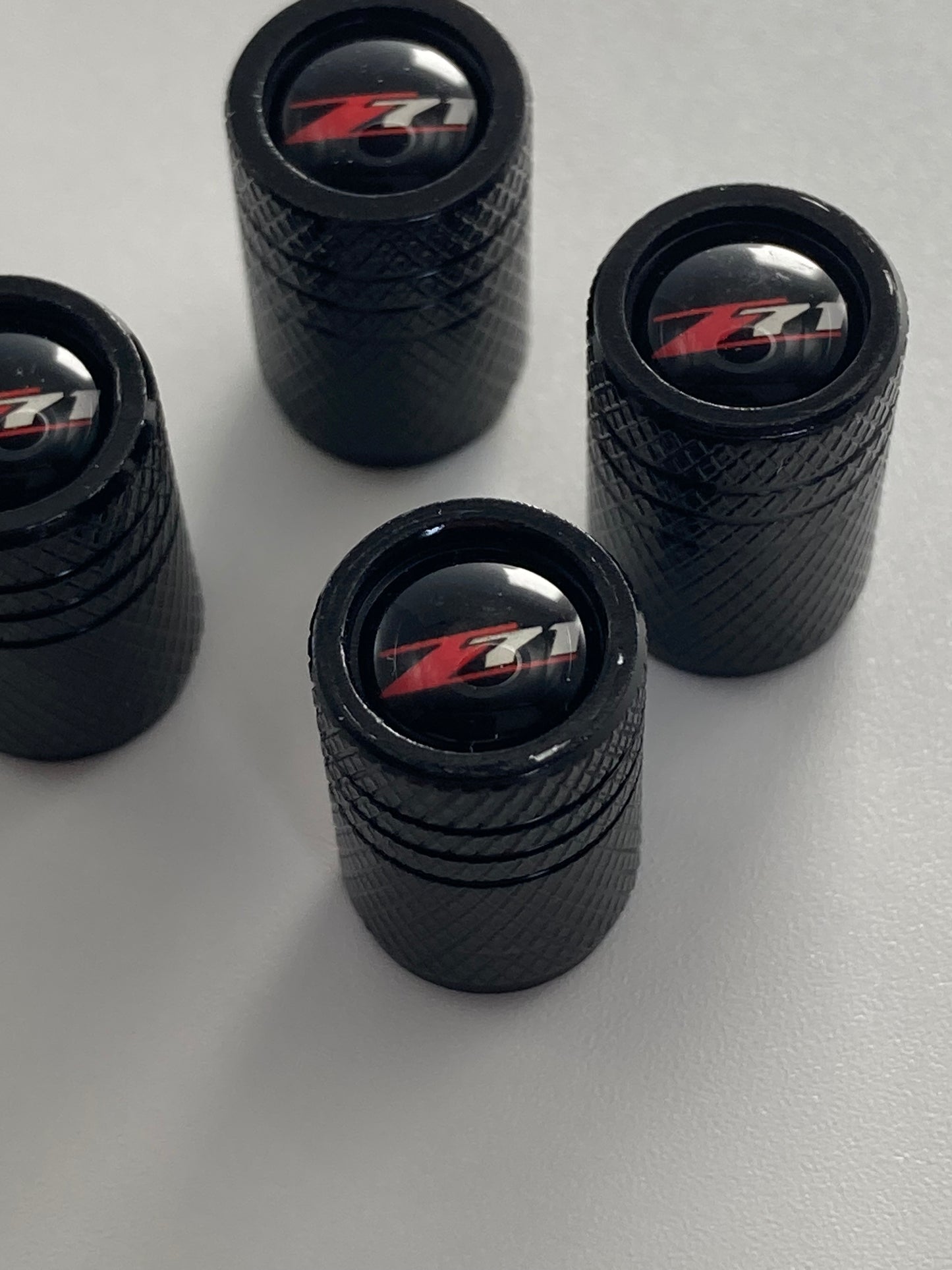 Chevy - Z71 Series - Valve Stem Cap Set - 4pcs - Black