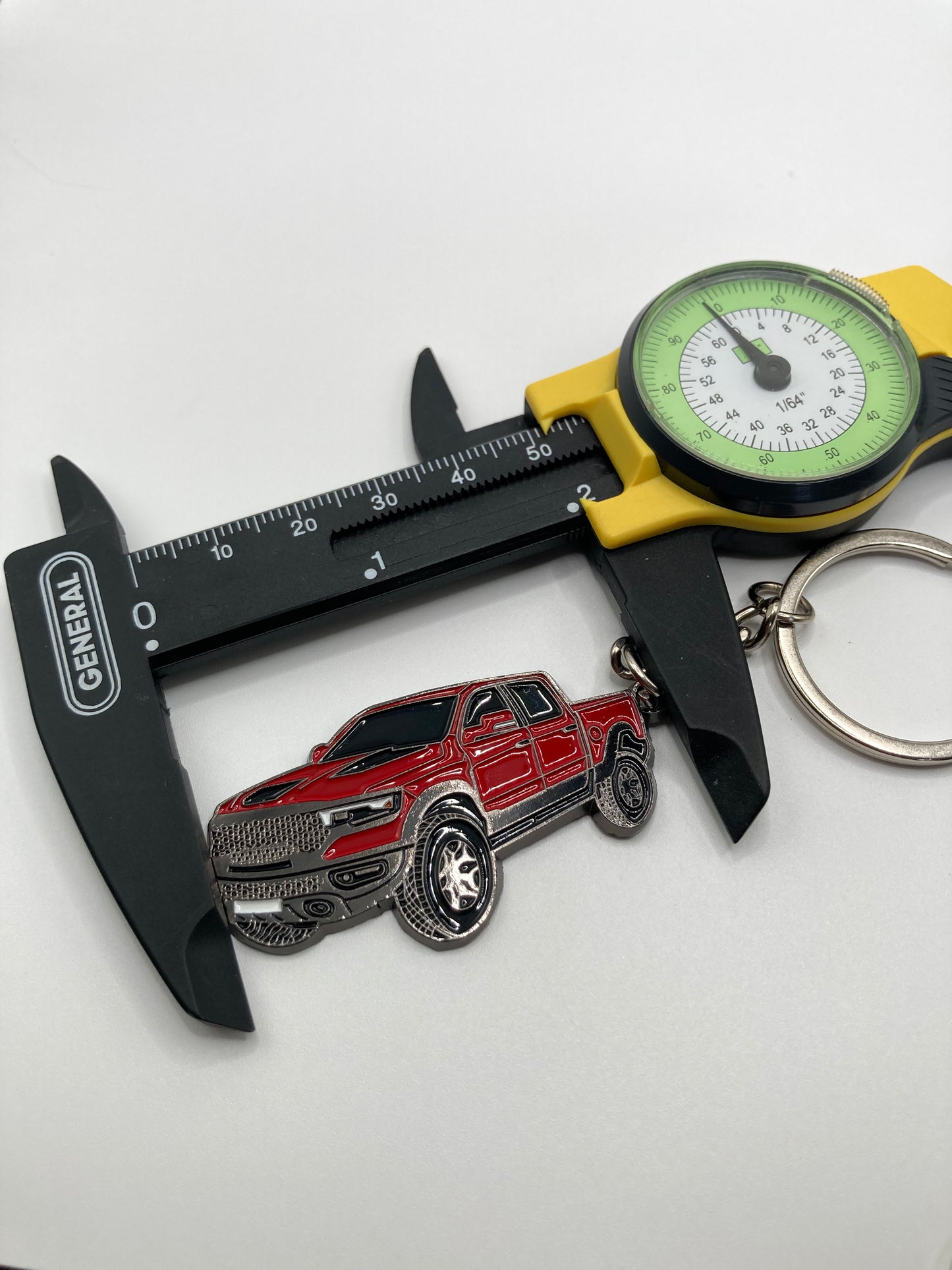 Red Ram Truck Keychain w/keyring