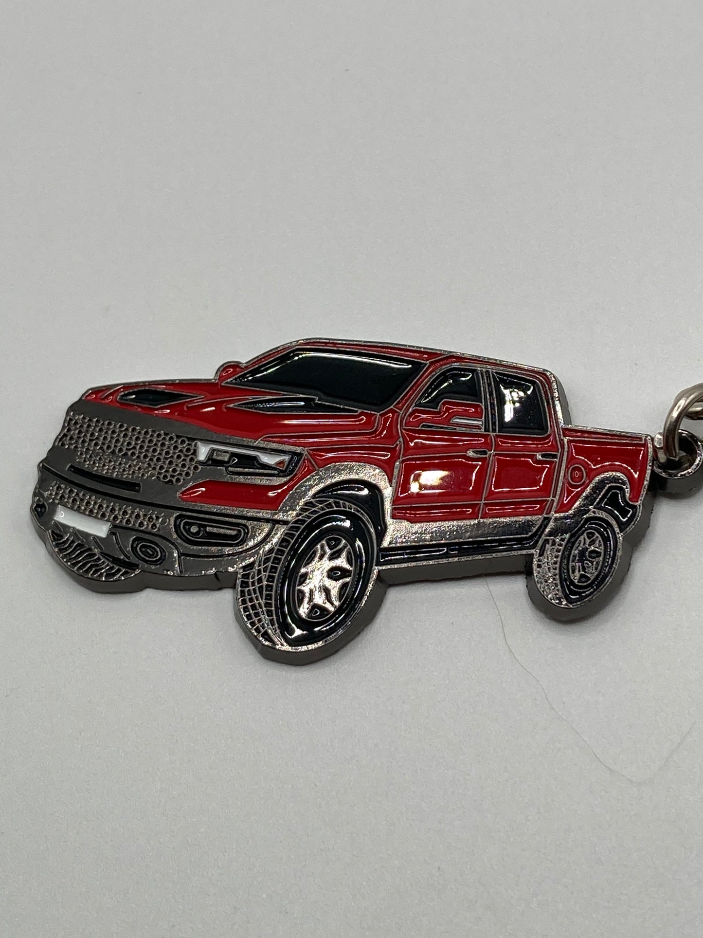 Red Ram Truck Keychain w/keyring